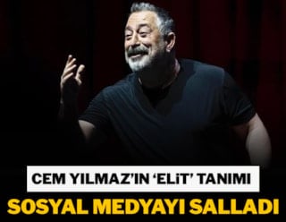 Cem Yılmaz'ın 'elit' tanımı sosyal medyada gündem oldu