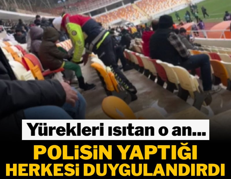Polisin yaptığı herkesi duygulandırdı, valilikten plaket aldı