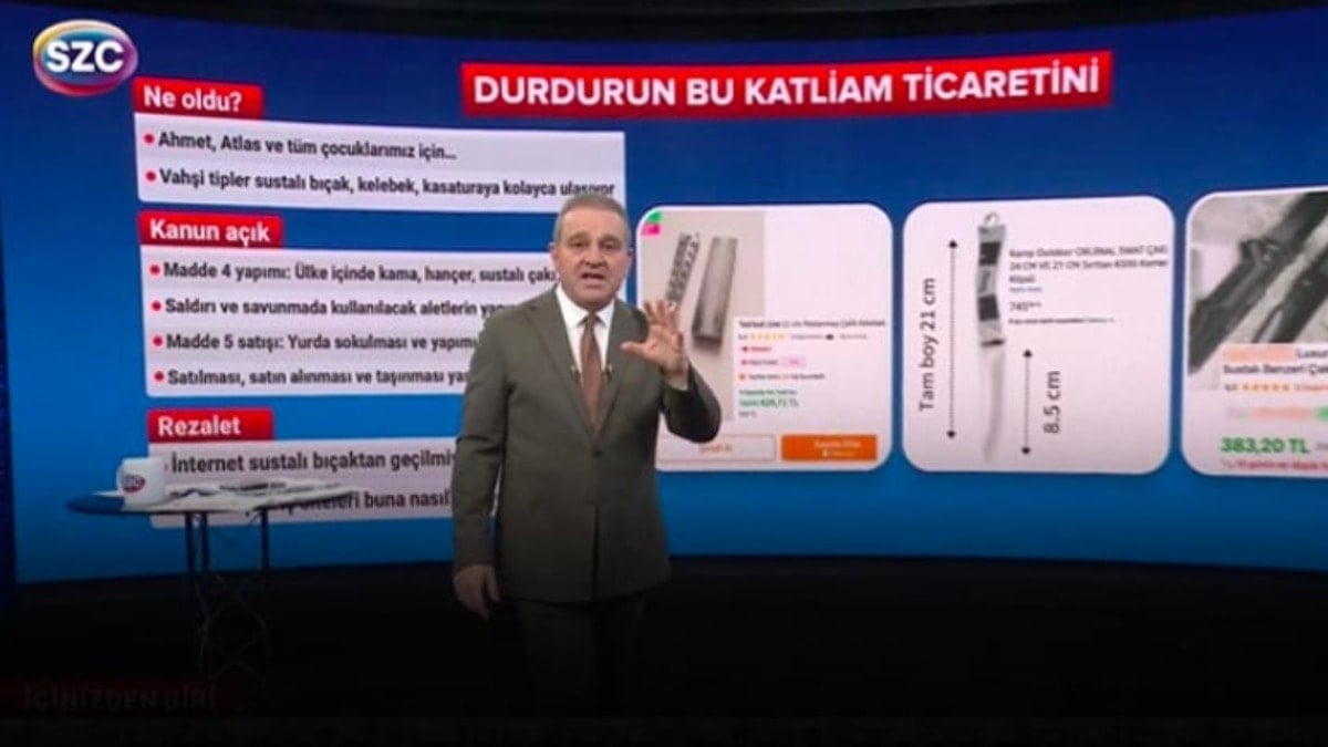 Durdurun bu katliam ticaretini! İnternet sustalı bıçak reklamından geçilmiyor