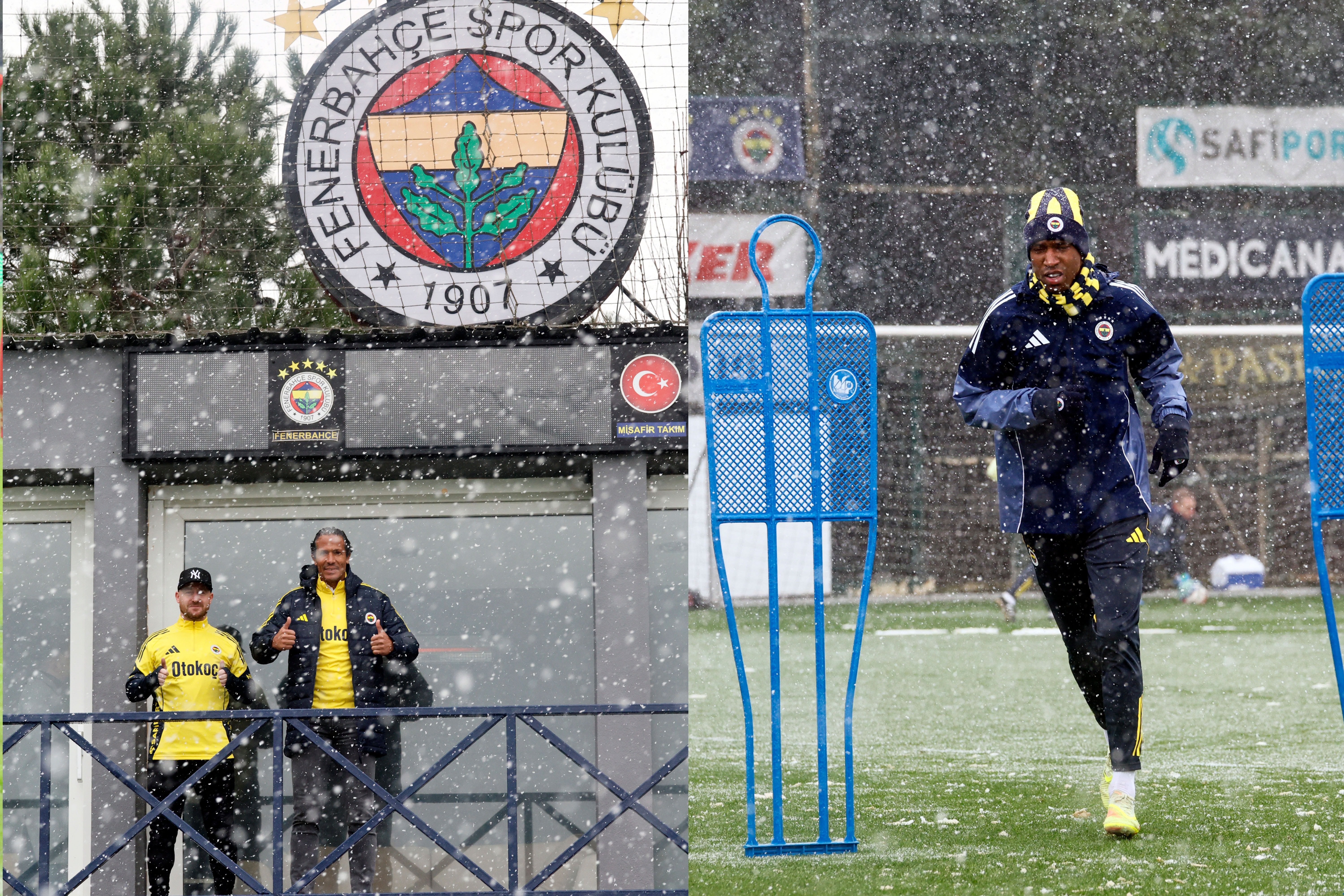 Fenerbahçe'de antrenmana sürpriz ziyaret