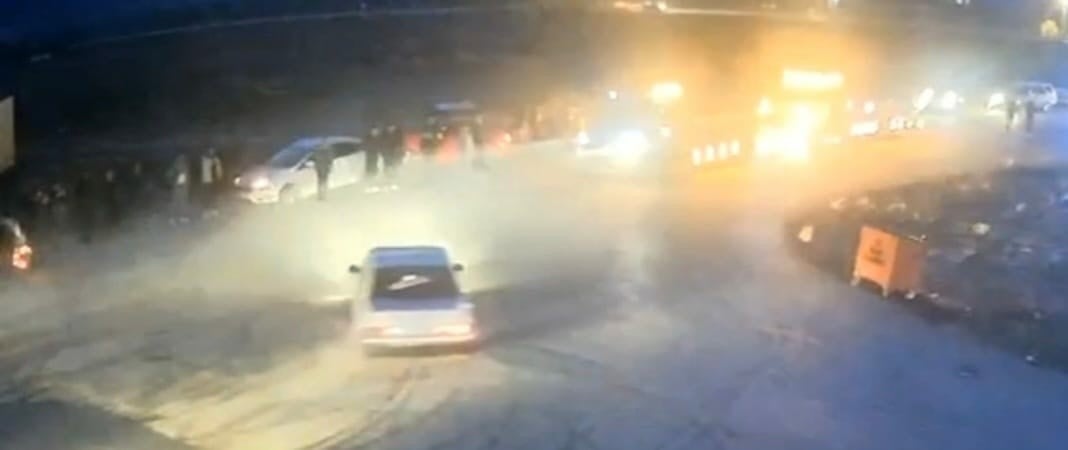 Mersin'de drift atan sürücüye ceza