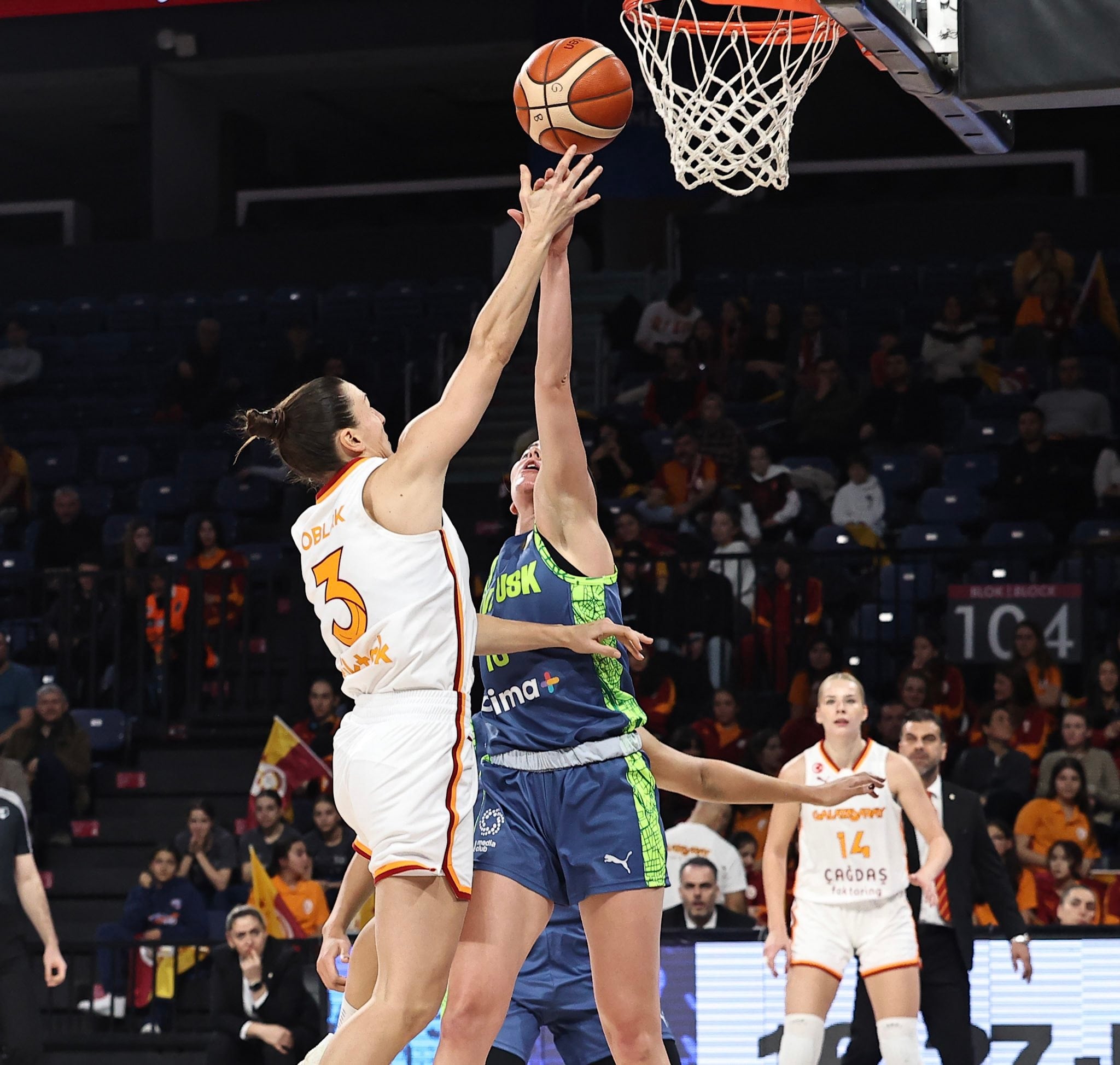 Galatasaray Çağdaş Faktoring evinde ZVVZ USK Praha’ya yenildi