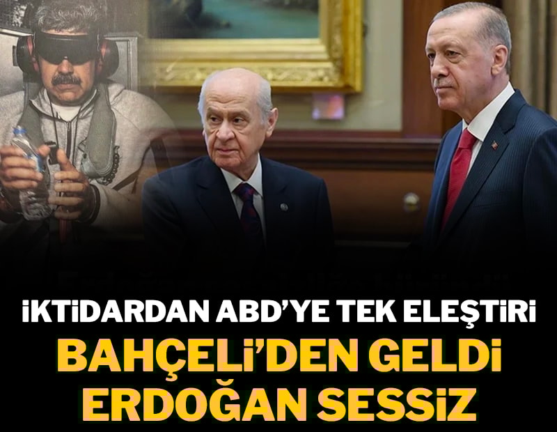 Bahçeli Maduro'ya sahip çıktı