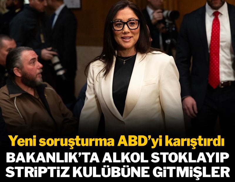 Bakanlık ofisinde alkol stoklayıp striptiz kulübüne gitmişler: Soruşturma ABD'yi karıştırdı