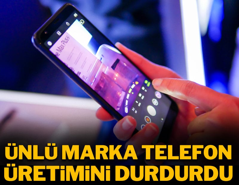 Ünlü marka akıllı telefon üretimini durdurdu