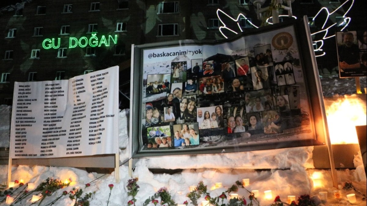 Kartalkaya'da yangın faciasında yaşamını yitirenler anıldı