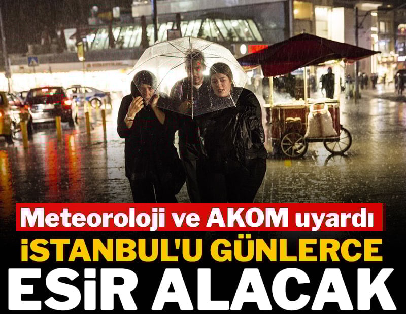 İstanbul'u günlerce esir alacak!