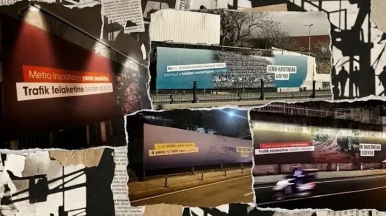 İBB aleyhine asılan afişler kaldırılıyor