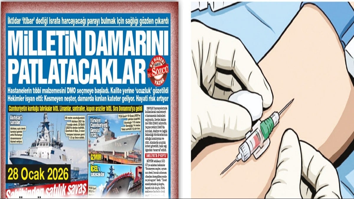 Sözcü’nün açıkladığı kalitesiz malzeme damarda kırıldı