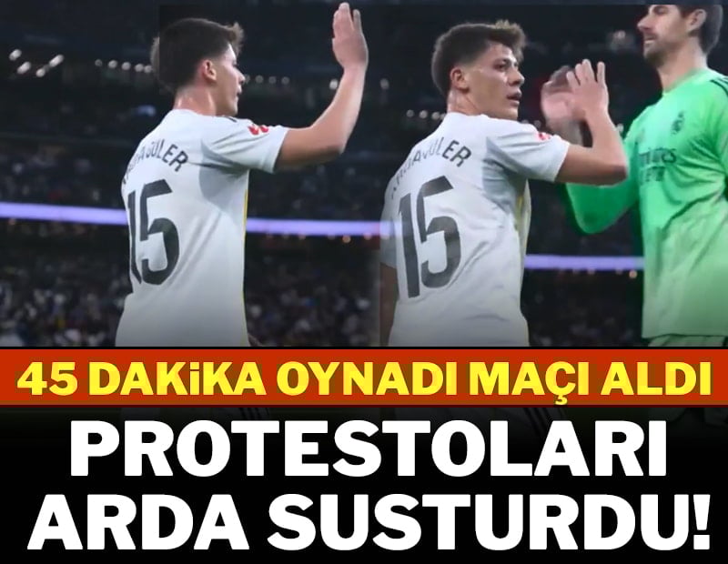 Protestoları Arda susturdu!
