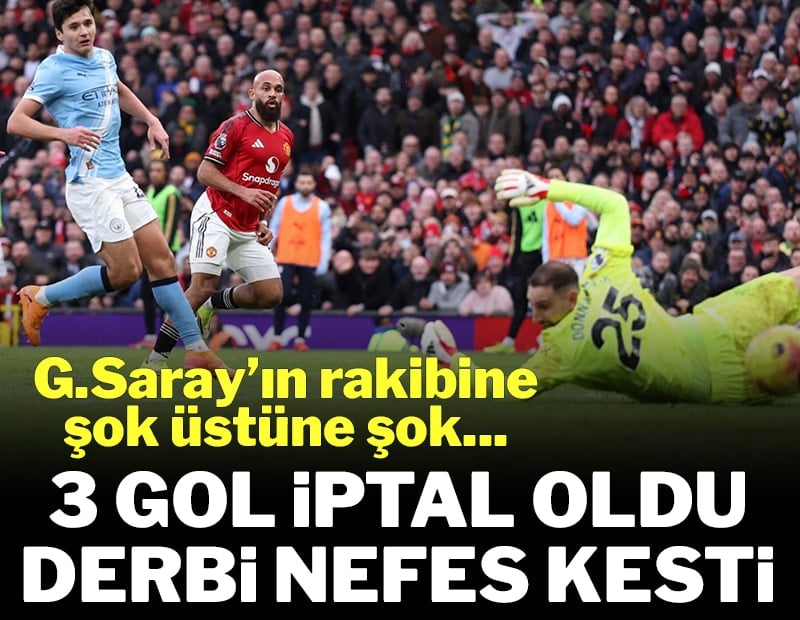 G.Saray'ın rakibi Manchester City'e şok üstüne şok!