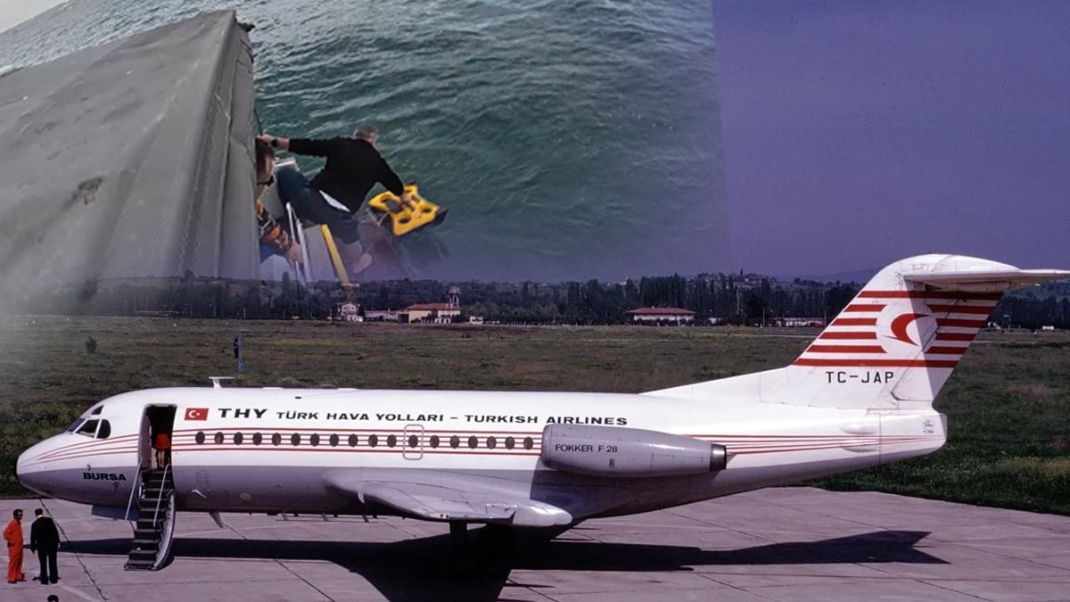 Marmara'ya gömülen uçak ilk kez görüntülendi