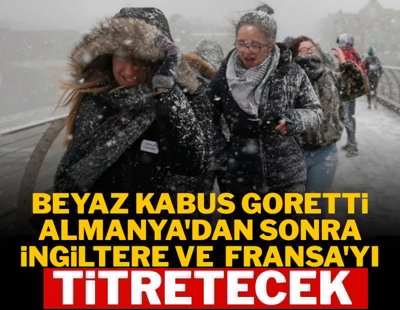 Goretti Fırtınası Avrupa'yı vurdu