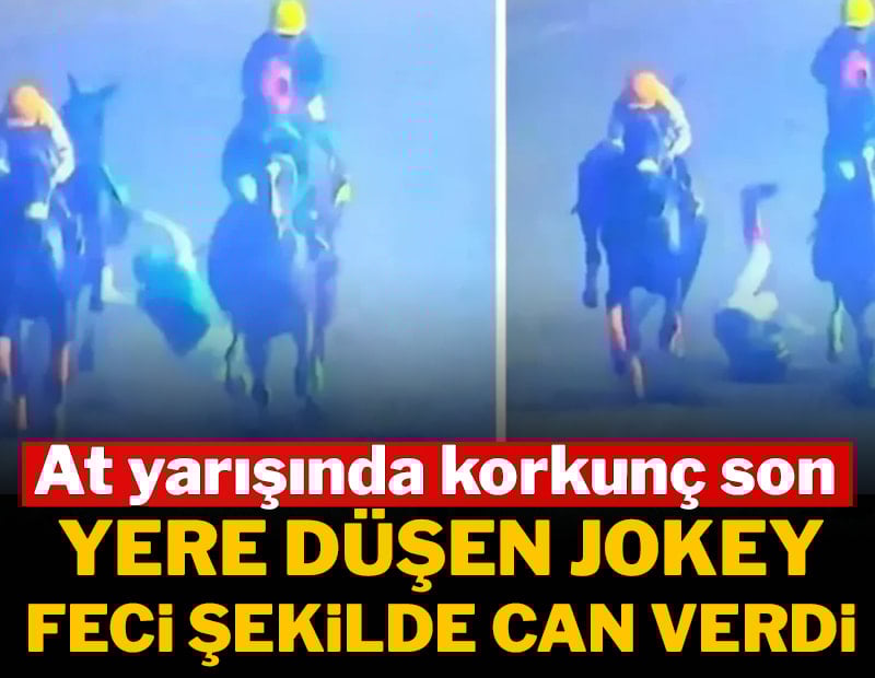At yarışında korkunç son: Yere düşen jokey feci şekilde can verdi