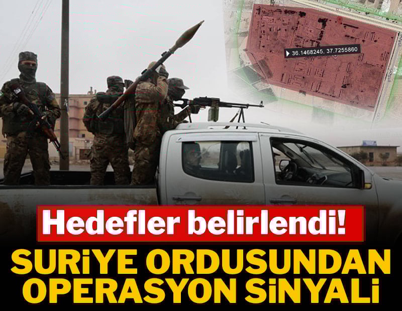 Suriye ordusundan operasyon sinyali