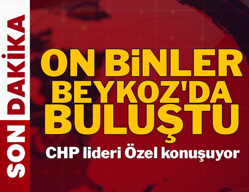 CHP lideri Özel konuşuyor