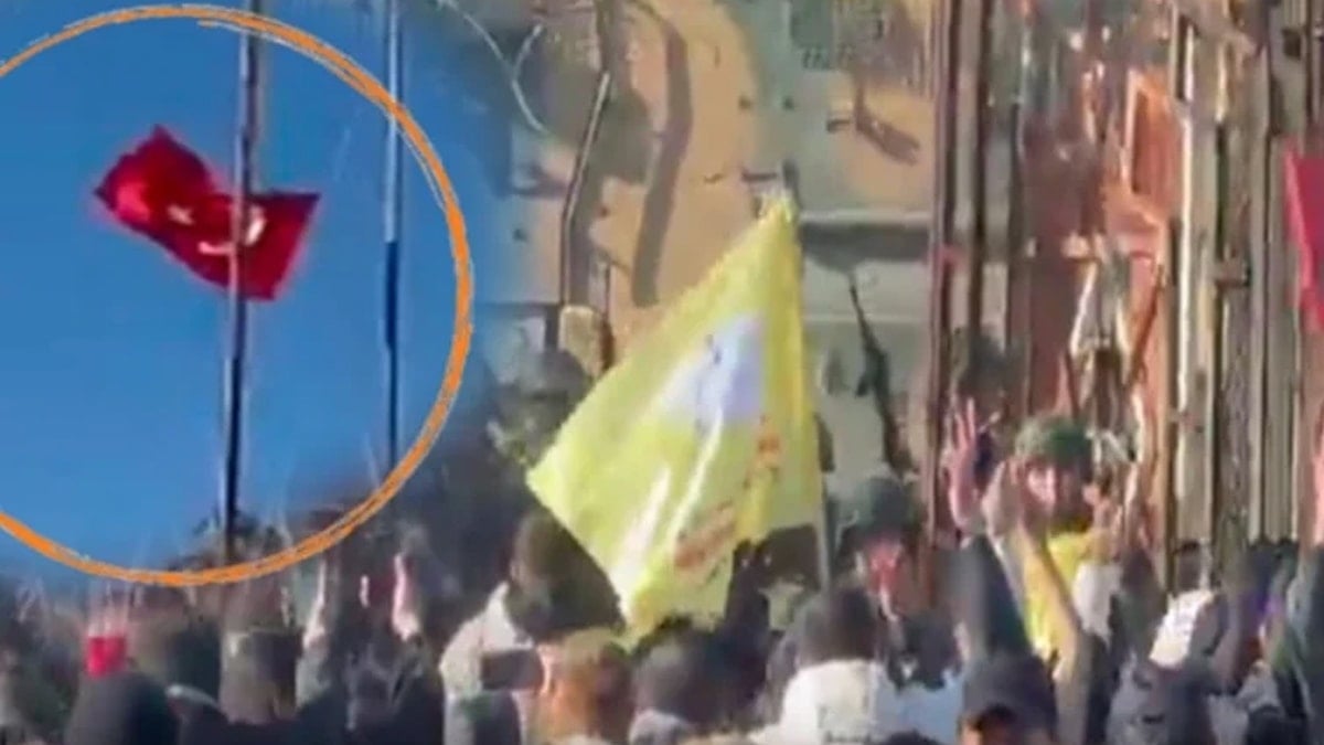 AKP'den Türk bayrağının indirilmesine ilk tepki