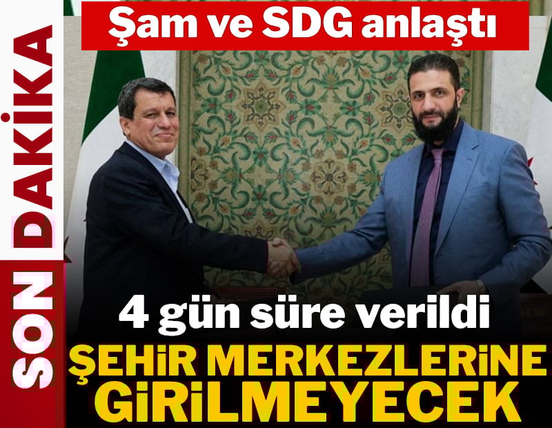 Şam yönetimi ile SDG anlaştı