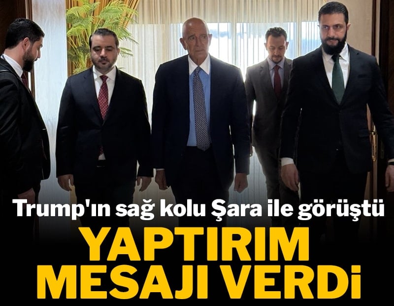 Trump'ın sağ kolu Şara ile görüştü