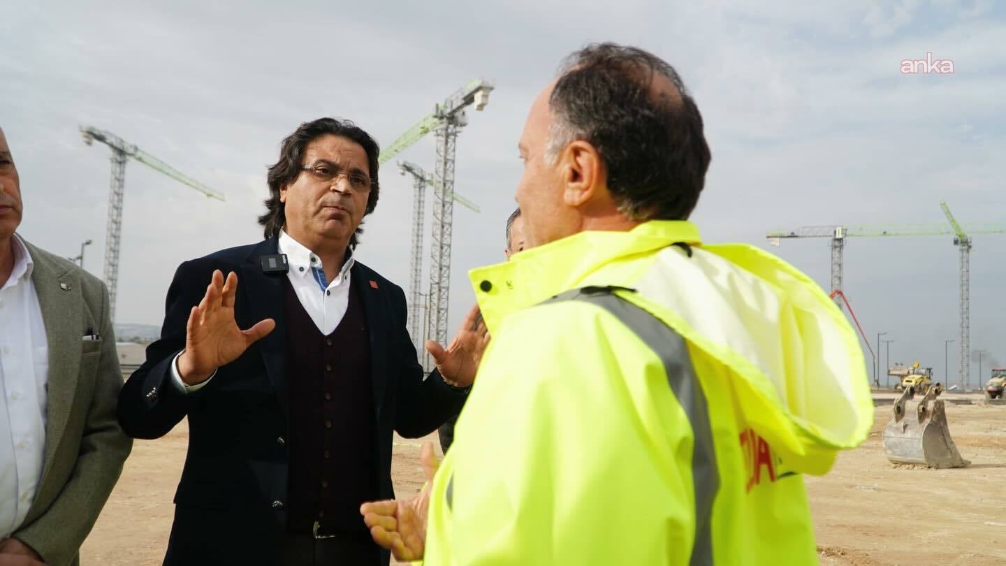 CHP’li İl Başkanı Horzum’u şehir hastanesi şantiyesine almadılar