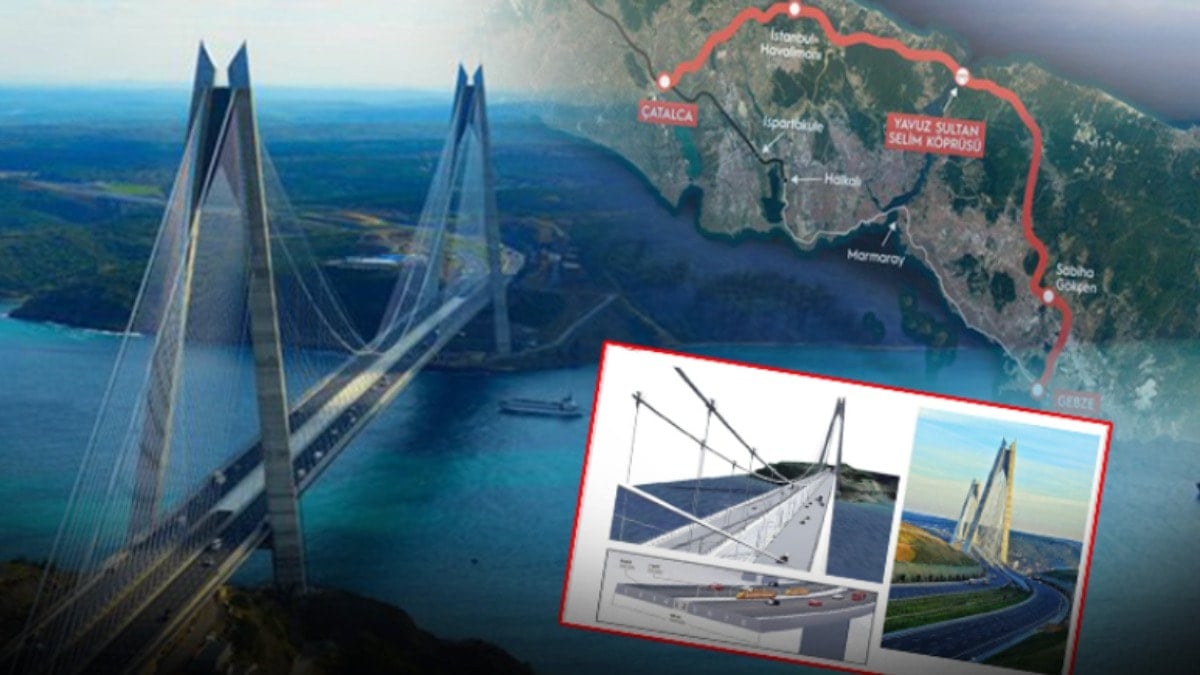 Yavuz Sultan Selim Köprüsü'nden tren geçecek!