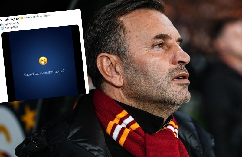 Fenerbahçe'den Okan Buruk'a olay gönderme!