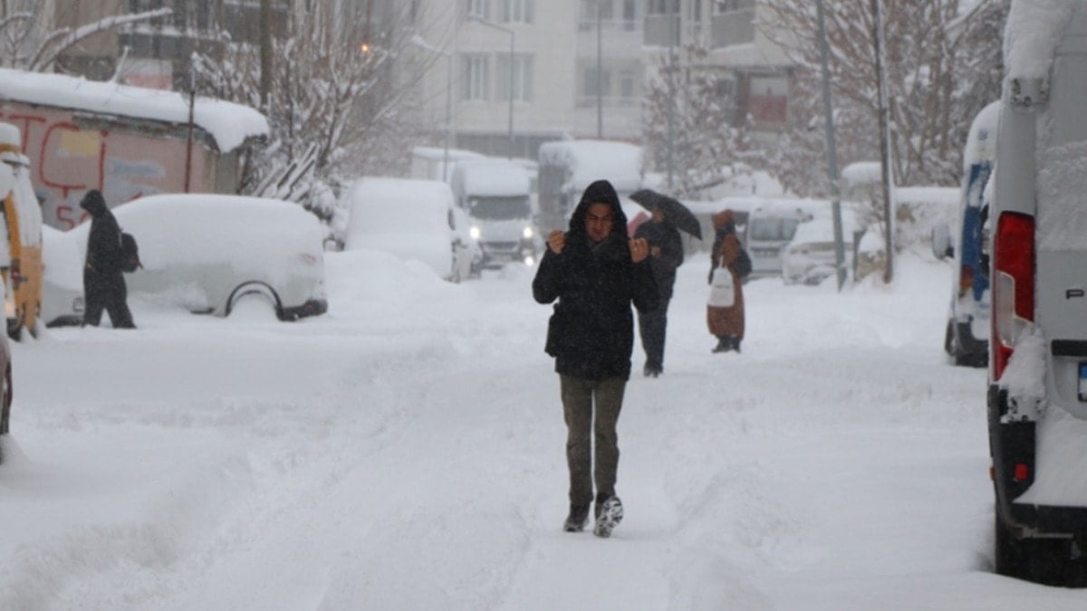 Van'da kar kalınlığı 30 santime ulaştı! 287 yerleşim yeri ulaşıma kapandı