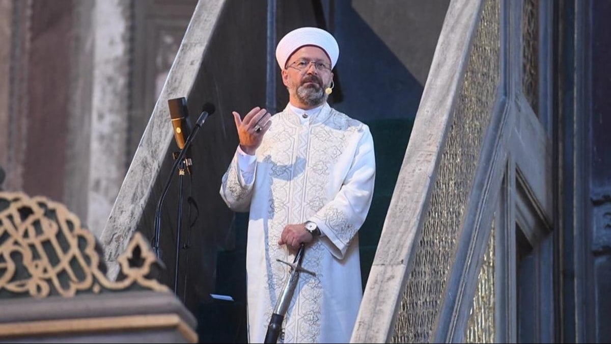 Ali Erbaş adrese teslim  ilanla akademisyen oldu