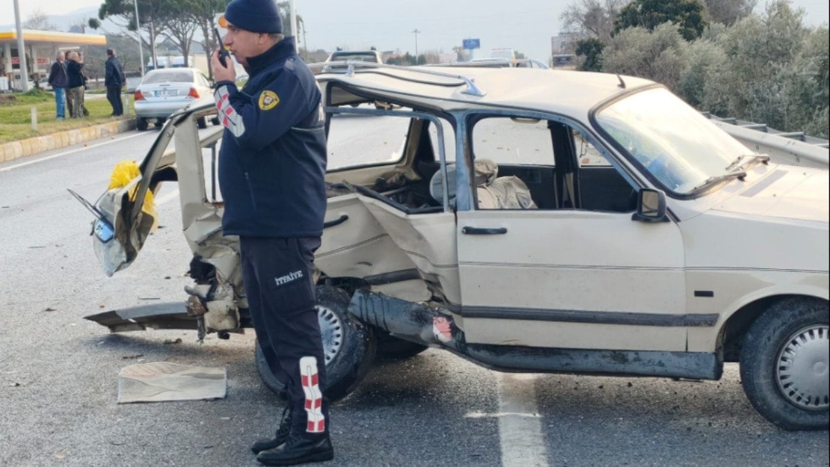 Aydın'da otomobiller çarpıştı: 10 yaralı