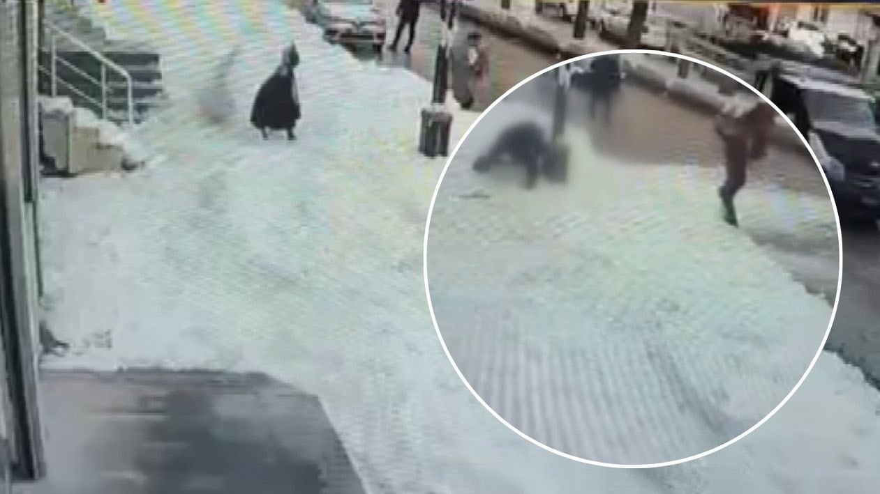 8 katlı binanın çatışından düşen kar kütlesinin altında can verdi