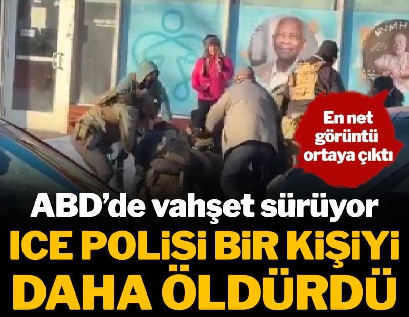 ABD'de polis bir kişiyi daha vurdu! En net görüntüsü ortaya çıktı