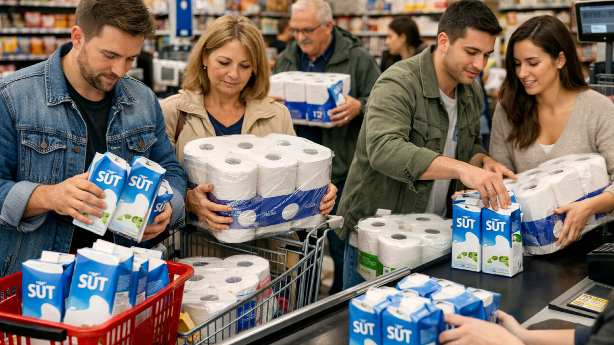 Bu hafta 'süt ve tuvalet kağıdı' satın alacaklara acil uyarı yapıldı