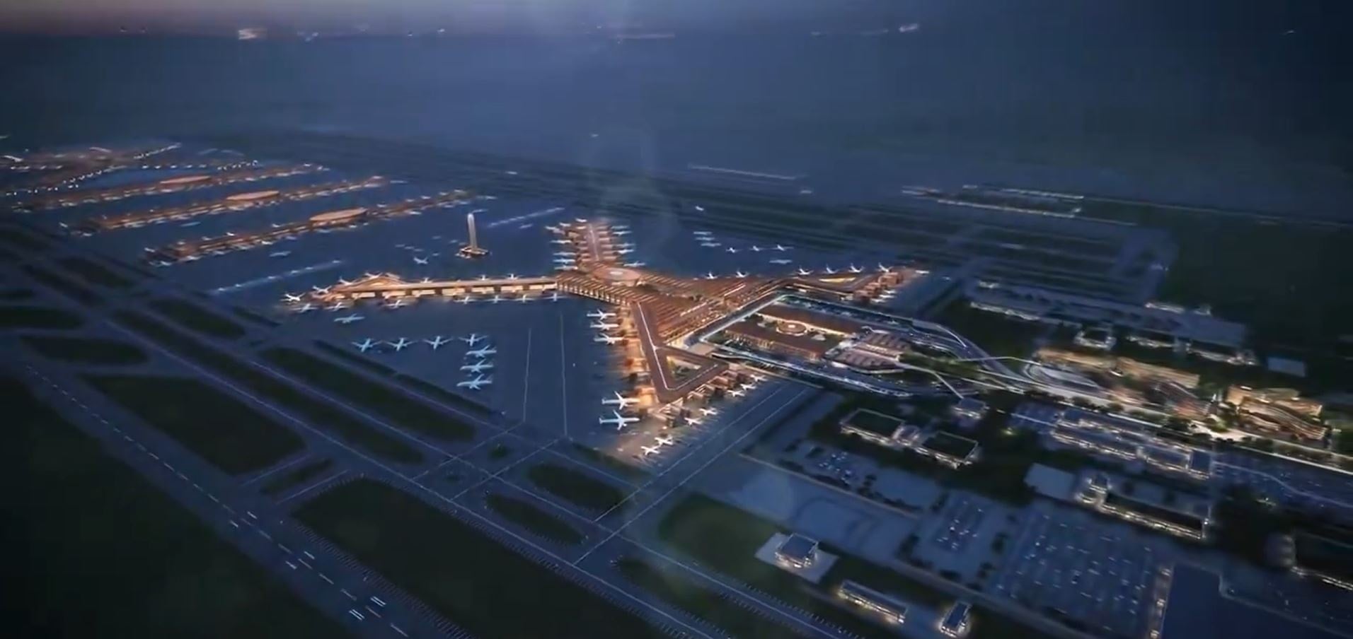 Kıtanın en büyük havalimanı inşaatı başladı! Aynı anda 270 uçağa hizmet verecek