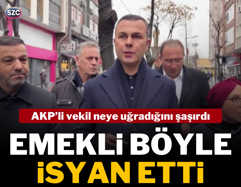 AKP'li vekile esnaf ziyaretinde tepki: Emekliden bahsedin