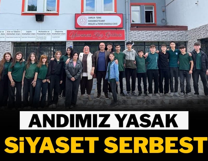 Andımız yasak siyaset serbest