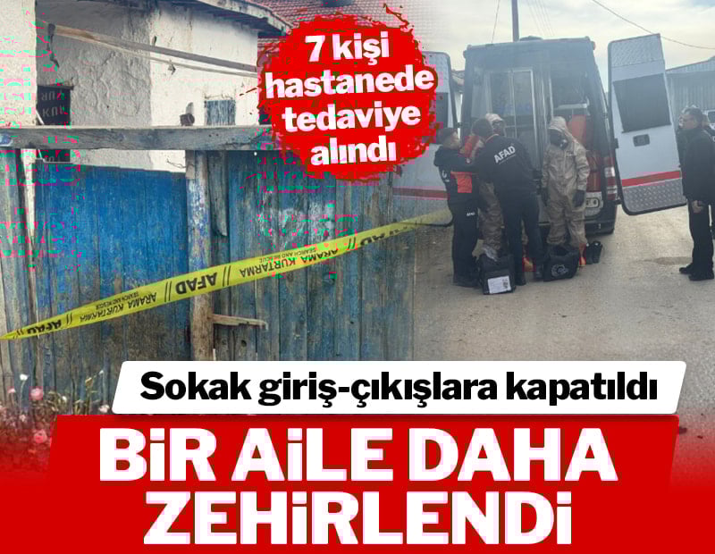 Bir zehirlenme vakası da Ankara'da! 7 kişi hastaneye kaldırıldı