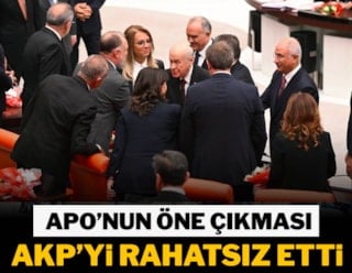 Apo’nun öne çıkması AKP’yi rahatsız etti