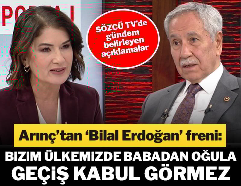 Erdoğan sonrası için Abdullah Gül hatırlatması! Bülent Arınç SÖZCÜ TV'de soruları yanıtladı