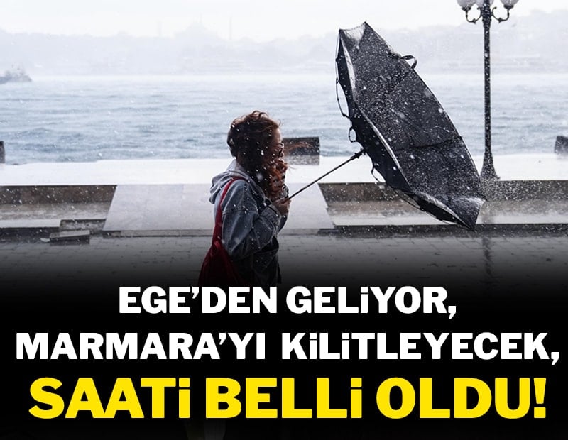 36 il için alarm verildi: Yarın Ege’den geliyor, Marmara’yı kilitleyecek, hazırlığınızı yapın!