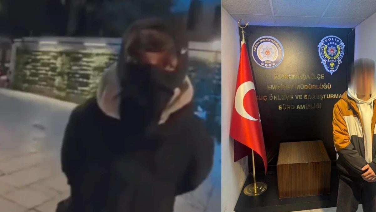 Bisikletli genci tehdit eden şüpheli gözaltında