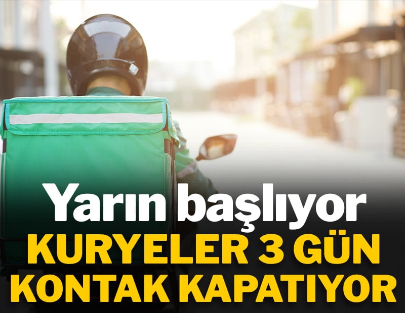Yarın başlıyor: Kuryelerden üç günlük kontak kapatma eylemi