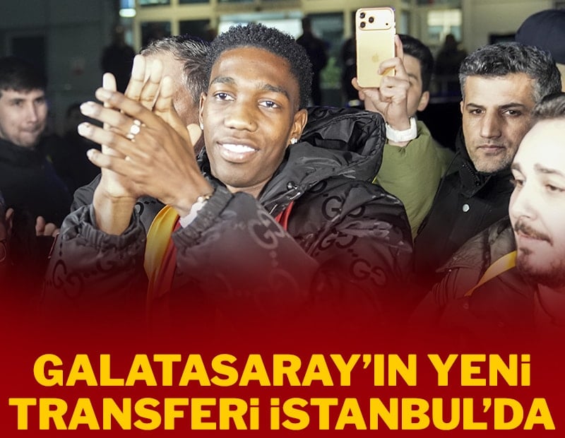 Galatasaray'ın yeni transferi Yaser Asprilla İstanbul'da