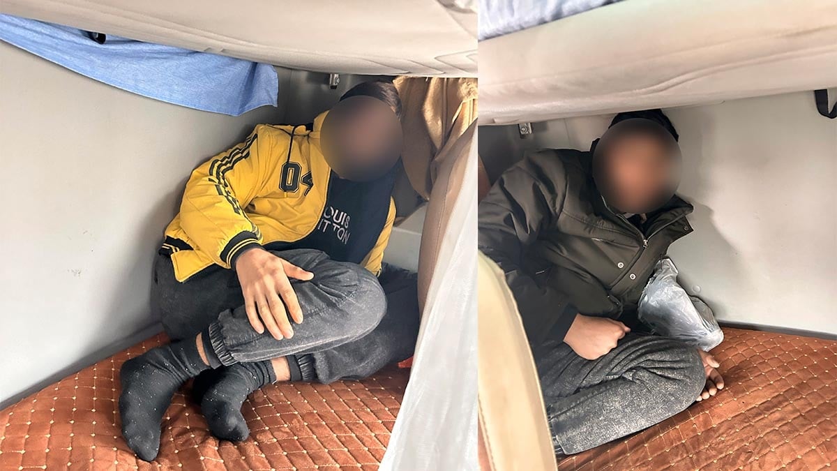 Tır'ın yatak bölmesine gizlenen kaçak göçmenler yakalandı