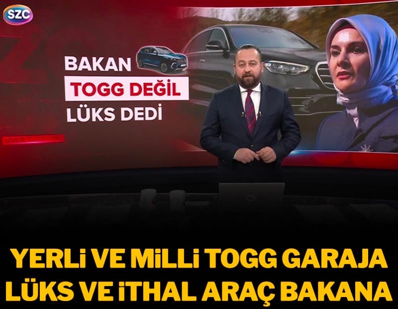 Yerli ve milli TOGG garaja, lüks ve ithal araç Bakana