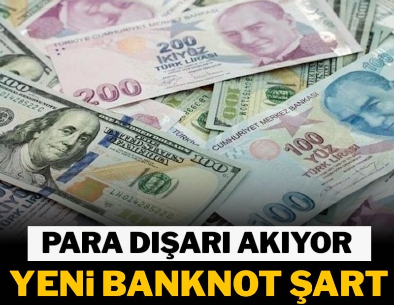 Para dışarı akıyor, yeni banknot şart