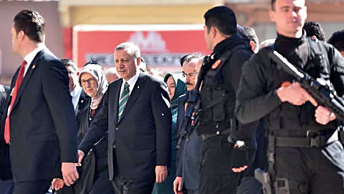 Saray koruma için 2.9 milyar harcadı