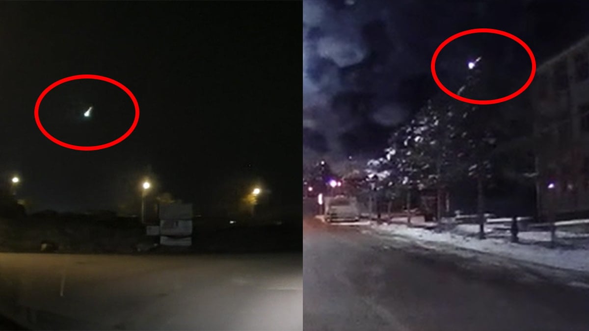 İki ilde birden göründü! Gökyüzündeki parlak ışık merak uyandırdı