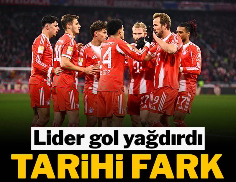 Bayern Münih gol yağdırdı! Tarihi fark