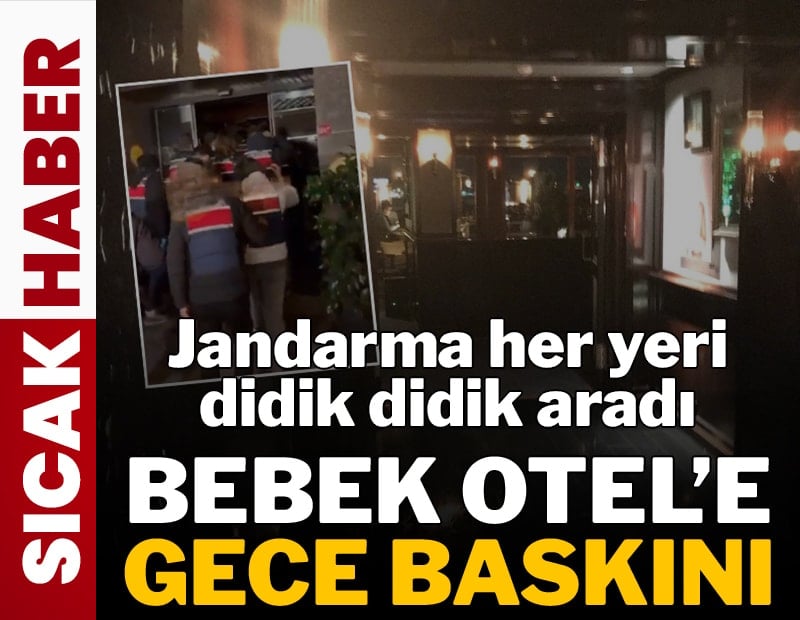 Gece yarısı baskın düzenlendi! Skandallar oteli didik didik aranıyor