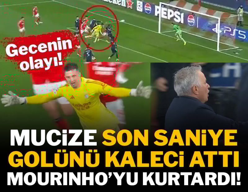 Mucize son saniye golünü kaleci attı! 